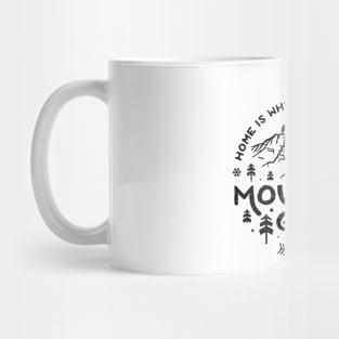 Mountain girl (black) Mug